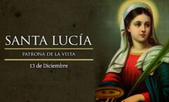 13 de diciembre día de Santa Lucía