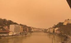 Una tormenta de polvo transporta partículas radiactivas a Francia