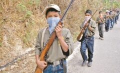 Niños de Guerrero, México) para enfrentar a criminales y defender los bosques