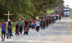Los migrantes que partieron de Tapachula, van a la ciudad de México 