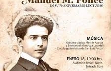 A 140 años del nacimiento Manuel M. Ponce (1882-1948) es el músico mexicano más conocido y tocado