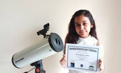 El Centro de Planetas Menores, confirmó el hallazgo de un asterioide que realizó Ashley Martínez Ocampo