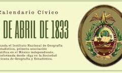 La Sociedad Mexicana de Geografía y Estadística, es la primera en América y cuarta en el mundo. 1833.