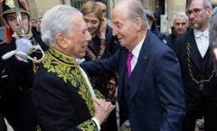 Mario Vargas Llosa a la Academia Francesa, un evento mundano y su invitación a Juan Carlos