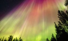 Impresionantes auroras boreales alcanzaron latitudes insólitas