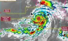 El fin de semana, el ciclón podría impactar hasta en dos ocasiones en puntos de la Península de Baja California