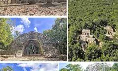 Entre la espesura de la selva en la Península de Yucatán, un conjunto residencial de la élite " Chichén Viejo"