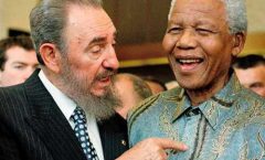 Nelson Mandela fue a Cuba. Allí expresó su profundo agradecimiento al pueblo cubano por su apoyo a la lucha