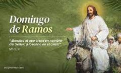 El Domingo de Ramos abre solemnemente la Semana Santa, con las Palmas y la lectura de la Pasión según Mateo